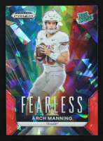 Arch Manning 2024 Panini Prizm Draft Picks Fearless Red Ice #23 RC at PristineAuction.com