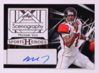 Michael Vick 2024 Leaf Metal Sports Heroes Scenography Clear Bronze #SMV1 #16/25 at PristineAuction.com