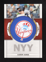 Aaron Judge 2023 Topps Team Logo Commemorative Patch #TLPAJ at PristineAuction.com