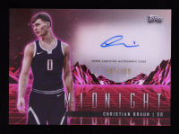 Christian Braun 2023-24 Topps Midnight Horizon Signatures Twilight #HSCB #187/199 at PristineAuction.com