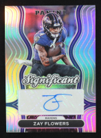 Zay Flowers 2024 Panini Prizm Significant Signatures #26 at PristineAuction.com