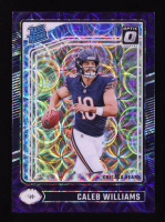 Caleb Williams 2024 Donruss Optic Purple Scope #201 RR RC at PristineAuction.com