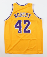James Worthy Signed Jersey (JSA) at PristineAuction.com