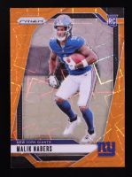 Malik Nabers 2024 Panini Prizm Prizms Lazer #370 RC at PristineAuction.com