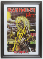 1981 "Iron Maiden: Killers" Custom Framed Print with Iron Maiden Patch at PristineAuction.com