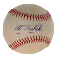 Al Barlick Signed ONL Baseball (JSA) at PristineAuction.com