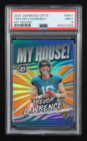 Trevor Lawrence 2021 Donruss Optic My House #MH1 RC (PSA 9) at PristineAuction.com