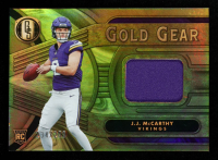 JJ McCarthy 2024 Panini Gold Standard Gold Gear #9 RC #234/299 at PristineAuction.com