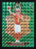 Jayden Daniels 2024 Panini Mosaic Mosaic Green #272 DEB RC at PristineAuction.com