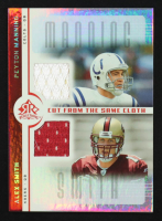 Peyton Manning / Alex Smith 2005 Reflections Cut From the Same Cloth Red #CCMS QB at PristineAuction.com