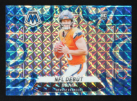 Bo Nix 2024 Panini Mosaic Mosaic Reactive Blue #271 RC at PristineAuction.com