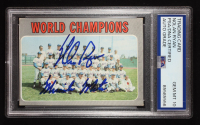 Nolan Ryan Signed 1970 Topps #1 New York Mets TC "Miracle Mets" (PSA | Auto 10) at PristineAuction.com