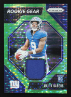 Malik Nabers 2024 Panini Prizm Rookie Gear Neon Green Pulsar #4 RC at PristineAuction.com