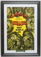 1986 "Motorhead with Megadeth" Oakland Concert Custom Framed Poster with Megadeth Patch at PristineAuction.com
