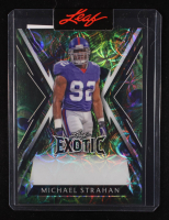 Michael Strahan Leaf Exotic Kaleidoscope Peacock Pre-Production Proof #NNO #1/1 at PristineAuction.com