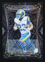 Kyren Williams 2024 Panini Obsidian International Signatures #114 at PristineAuction.com