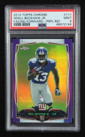 Odell Beckham Jr. 2014 Topps Chrome Purple Refractors #117 RC (PSA 9 ) at PristineAuction.com