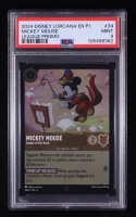 Mickey Mouse 2024 Disney Lorcana Ursula's Return #34 / Leader of the Band Cold Foil (PSA 9) at PristineAuction.com