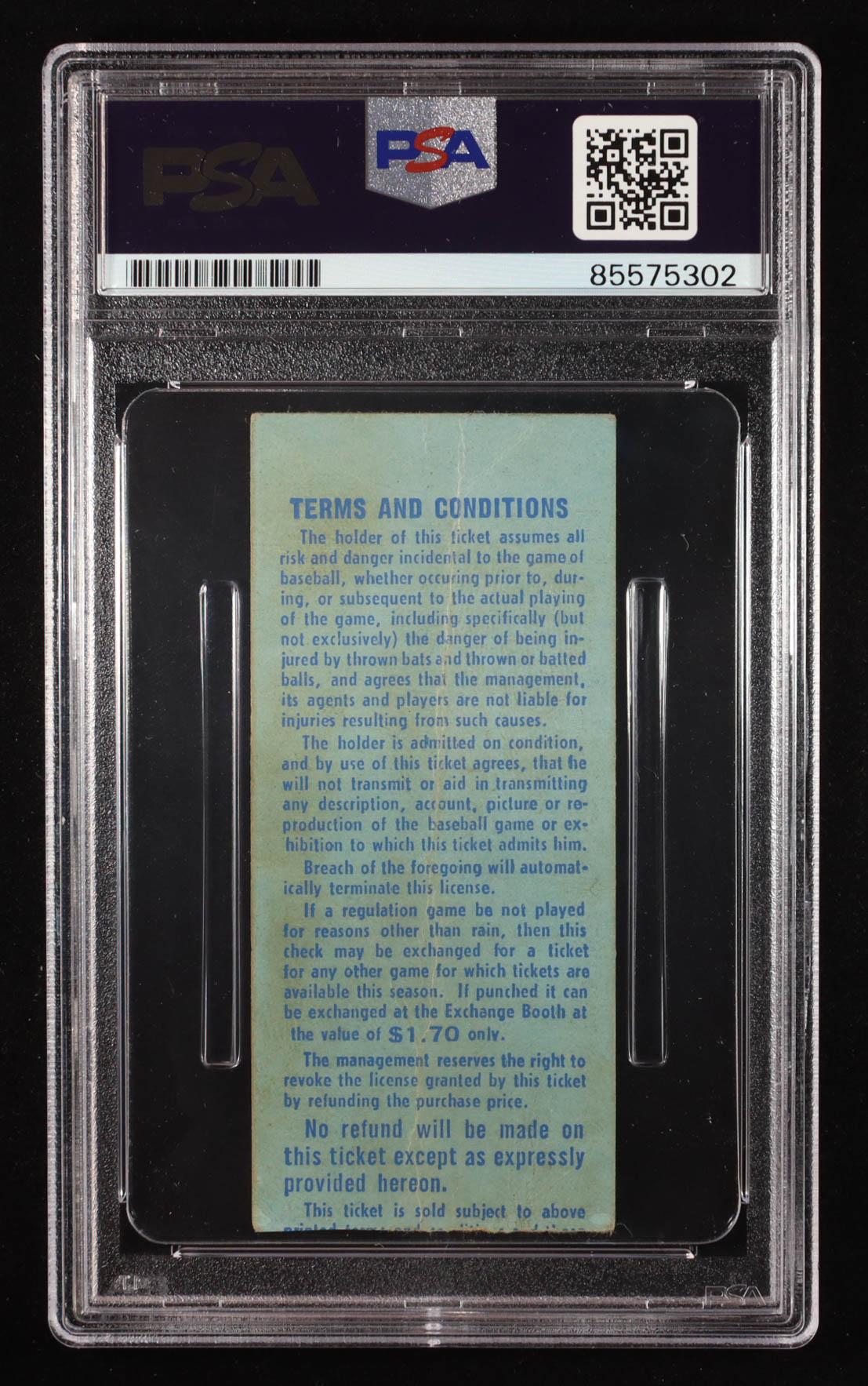 Nolan Ryan Signed 1969 World Championship Season Original Shea Stadium Ticket (PSA | Autograph Grade 10) at PristineAuction.com Nolan Ryan Signed 1969 World Championship Season Original Shea Stadium Ticket (PSA | Autograph Grade 10) at PristineAuction.com