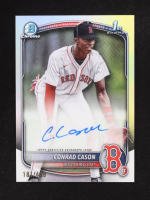 Conrad Cason 2025 Bowman Chrome Prospect Autographs Refractors #CPACCN RC #181/499 at PristineAuction.com