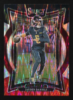 Jayden Daniels 2024 Select Prizm Black and Red Shock #26 RC at PristineAuction.com