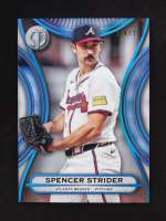 Spencer Strider 2025 Topps Tribute Blue #7 #104/150 at PristineAuction.com