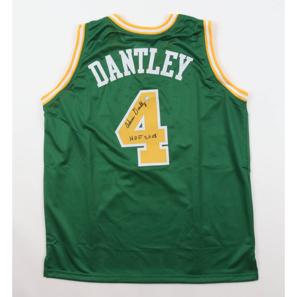 Adrian Dantley Signed Jersey Inscribed "HOF 2008" (AWM) at PristineAuction.com