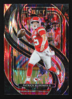 Patrick Mahomes II 2024 Select Prizm Black and Red Shock #120 at PristineAuction.com