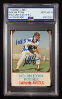 Nolan Ryan Signed 1975 Hostess #58 "108.5 MPH Fastball" (PSA | Auto 10) at PristineAuction.com