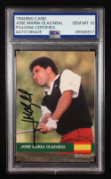 Jose Maria Olazabal Signed 1992 Pro Set #E9 RC (PSA | Auto 10) at PristineAuction.com