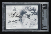 Josh Gordon 2018 Panini Luminance Spotlight Signatures #18 #37/49 (BGS 9) at PristineAuction.com