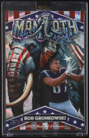 Rob Gronkowski 2025 National Exclusive Wild Card Alumination Dino-Might Mammoth Red White Blue #DMMMC01RG #1/1 at PristineAuction.com