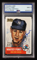 Whitey Ford 2001 Topps Team Topps Legends '53 Topps Autographs #TT6R (PSA Authentic | Auto 9) at PristineAuction.com