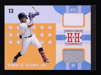 Ronald Acuna Jr. 2019 Hometown Heroes Dual Memorabilia #10 at PristineAuction.com