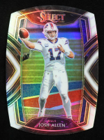 Josh Allen 2020 Select Prizm White Die Cut #222 at PristineAuction.com
