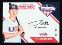Pete Crow-Armstrong 2020 USA Baseball Stars and Stripes 18U Signatures Black Ink #45 RC #468/499 at PristineAuction.com