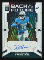 D'Andre Swift 2023 Elite Back to the Future Signatures #12 #29/49 at PristineAuction.com
