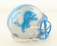 Alex Anzalone Signed Lions Speed Mini Helmet (Beckett) at PristineAuction.com
