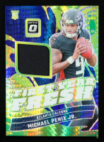 Michael Penix Jr. 2024 Donruss Optic First Year Fresh Jerseys Blue Hyper #31 RC at PristineAuction.com