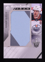 Connor McDavid 2021-22 SP Game Used '21 Stanley Cup Playoffs Banner Year Relics #BYSCMC at PristineAuction.com