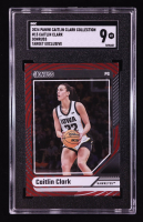 Caitlin Clark 2024 Panini Caitlin Clark Collection Donruss Target #15 RC (SGC 9) at PristineAuction.com