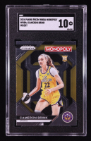 Cameron Brink 2024 Panini Prizm Monopoly WNBA Insert #WNBA6 RC (SGC 10) at PristineAuction.com