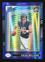 Caleb Williams 2024 Donruss Optic Blue Hyper #201 RR RC at PristineAuction.com