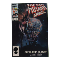1984 "The New Mutants Annual" Issue #1 Marvel Comic Book at PristineAuction.com