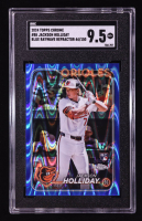 Jackson Holliday 2024 Topps Chrome Blue RayWave Refractors #88 RC #044/150 (SGC 9.5) at PristineAuction.com