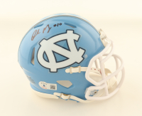 Drake Maye Signed North Carolina Tar Heels Speed Mini Helmet (Beckett) at PristineAuction.com