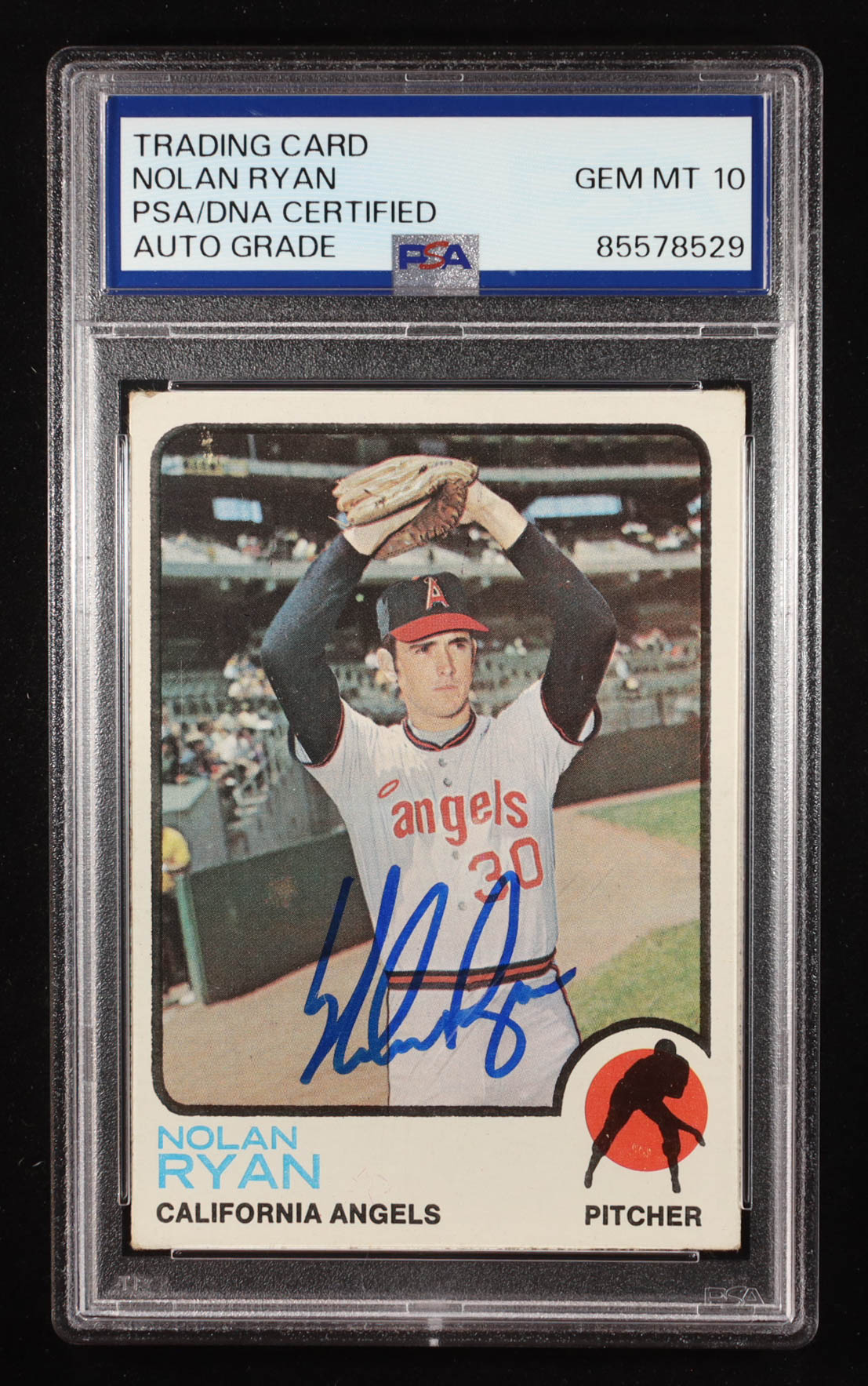 Nolan Ryan Signed 1973 Topps #220 (PSA | Auto 10) at PristineAuction.com Nolan Ryan Signed 1973 Topps #220 (PSA | Auto 10) at PristineAuction.com