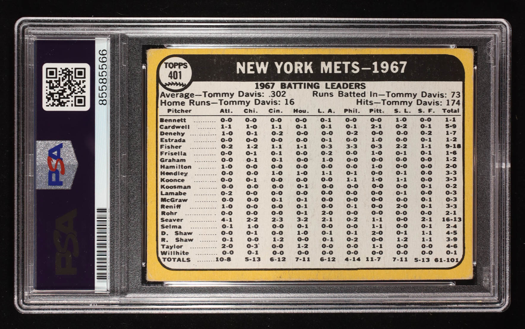 Nolan Ryan Signed 1968 Topps #401 Mets Team (PSA | Auto 9) at PristineAuction.com Nolan Ryan Signed 1968 Topps #401 Mets Team (PSA | Auto 9) at PristineAuction.com
