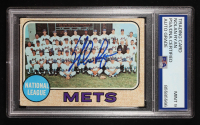 Nolan Ryan Signed 1968 Topps #401 Mets Team (PSA | Auto 9) at PristineAuction.com