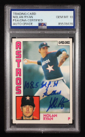 Nolan Ryan Signed 1984 O-Pee-Chee #66 "108.5 MPH Fastball" (PSA | Auto 10) at PristineAuction.com